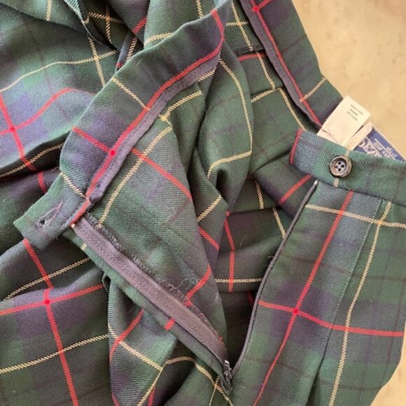PENDLETON Heritage Tartan Wool Plaid Pleated Midi Skirt Vintage - Picture 12 of 16